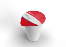 Yogurt die cut lid